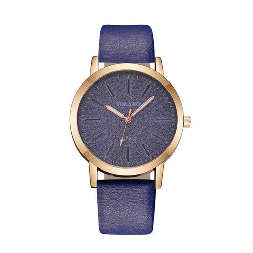 LADY - Purple Yellow - Purple Rubber - Quartz - 34mm