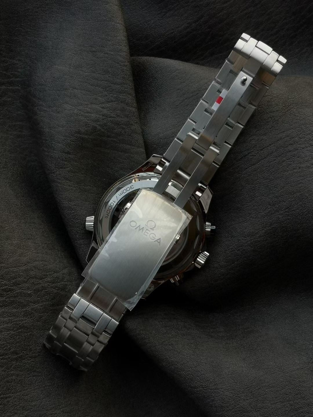 Compensation watch(without box)- Black Steel - Chronograph - Quartz - Automatic - 44mm