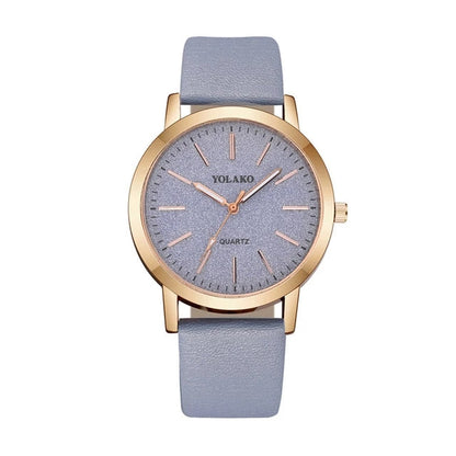 LADY - Blue Yellow - Blue Rubber - Quartz - 34mm