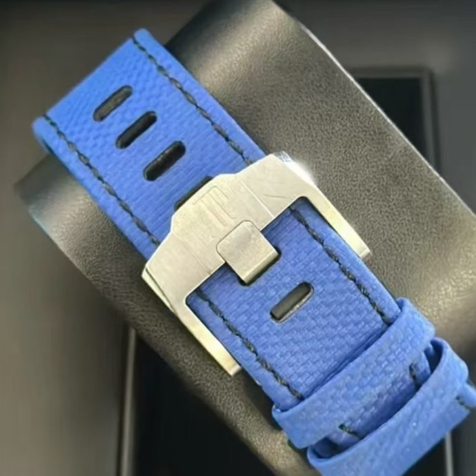 Chronograph -Ceramic Blue -Blue Rubber - Automatic - 43mm