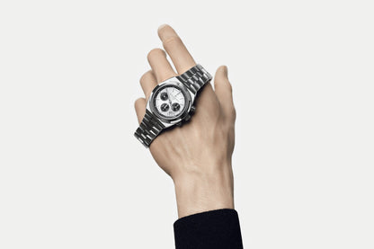 Chronograph-Silver - White 904L Silver - Automatic - 41mm