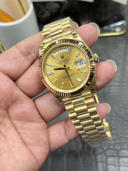 D-date- M228238- Yellow gold - 904L Steel - Automatic - 40mm