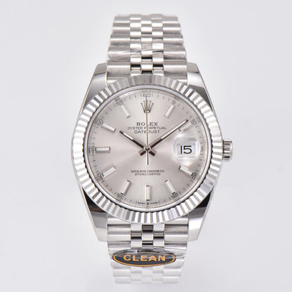 C-Factory - Silver - Silver 904L Steel- Automatic - 41mm