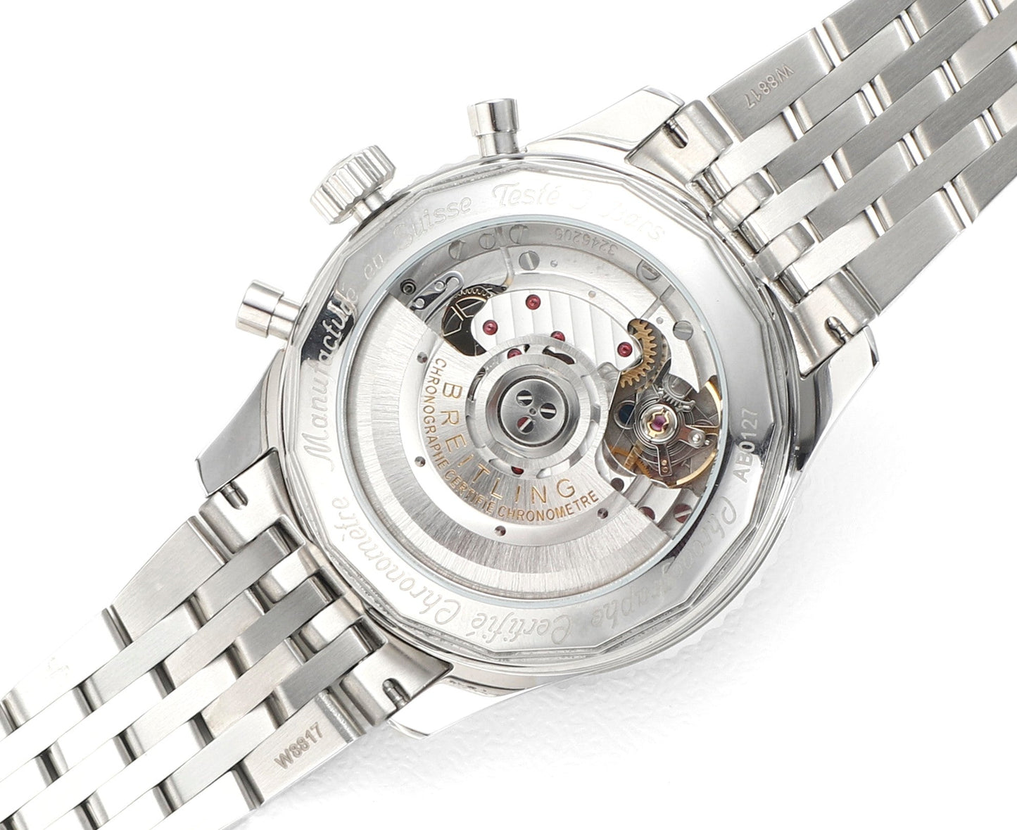Chronograph - White Ceramic - Blue- N-Timer - 904L Steel - Automatic - 43mm