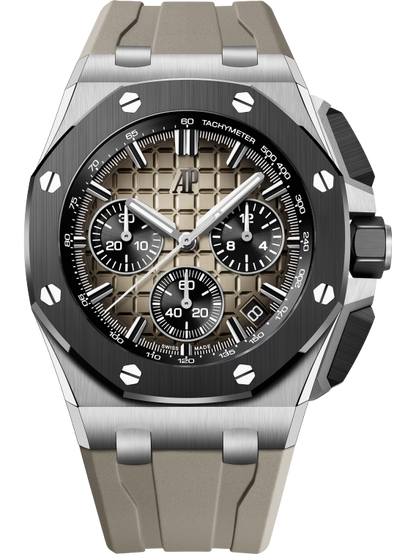Chronograph - Ceramic Bezel - 904L Steel - Quartz- 43mm