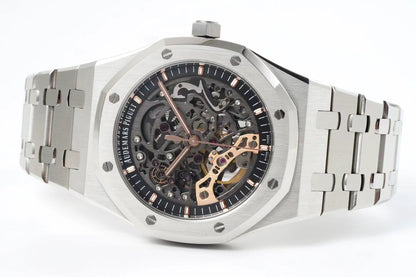 White Silver - Hollow 904L Steel - Automatic - 41mm