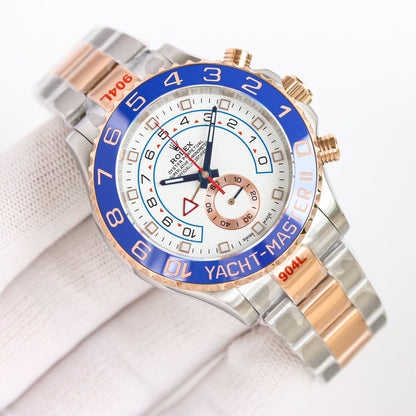 Chronograph - Yellow White 904L Steel - Automatic - 44mm