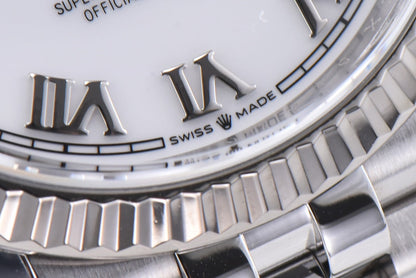C-Factory - White - Silver 904L Steel- Automatic - 41mm/36mm