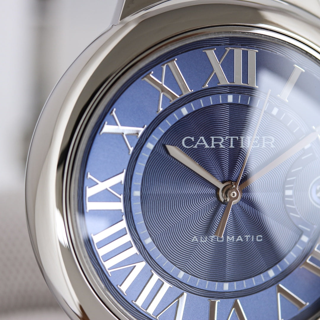 Blue - White Silver - 904L Steel- Automatic - 36/42mm