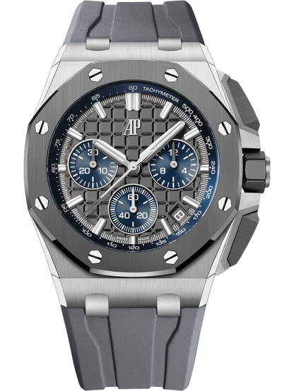 Chronograph - Ceramic Bezel - 904L Steel - Quartz- 43mm