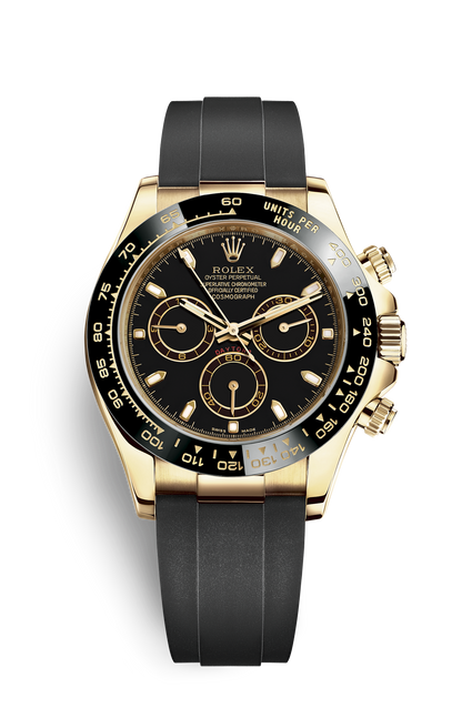 Chronograph -CLASSICAL STEEL WATCH-Yellow gold- Quartz-40mm