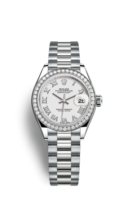 LADY-DATE-white gold and diamonds- Quartz-31mm